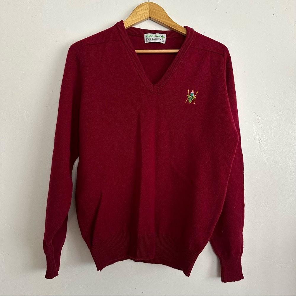 Vintage burgundy sweater